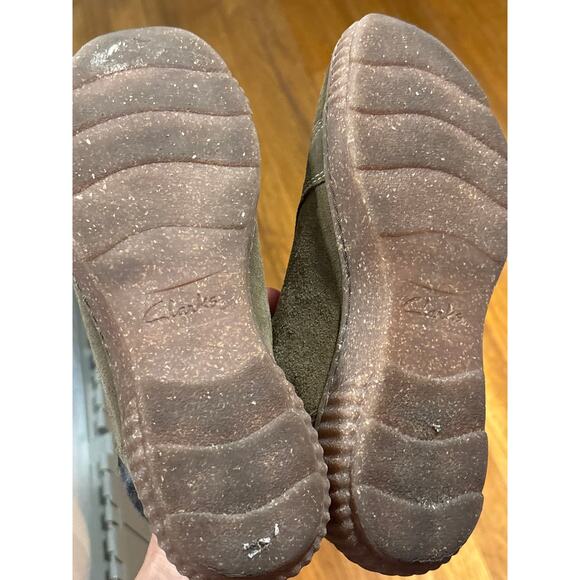 Clark Collection Bootie Boot Lace and Zipper Closure Green Size 5.5 - Picture 5 of 7